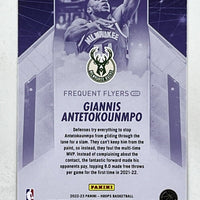 Giannis Antetokounmpo 2022 2023 Panini Hoops Frequent Flyers Series Mint Card #4