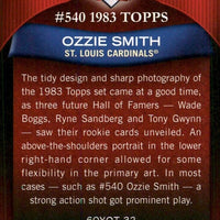 Ozzie Smith 2011 Topps 60 Years of Topps Series Mint Card #60YOT-32