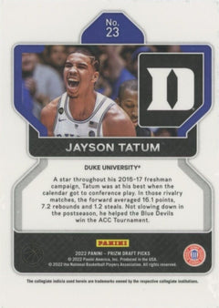 2022-23 Panini PRIZM Basketball DOMINANCE Jayson Tatum #11 Boston Celtics🔥