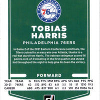 Tobias Harris 2021 2022 Panini Donruss Green and Yellow Laser Series Mint Card #133