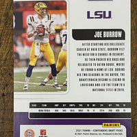 Joe Burrow 2021 Panini Contenders Draft Picks Season Ticket Series Mint Card #18