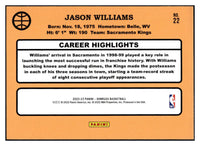 Jason Williams 2022 2023 Panini Donruss Retro Series Mint Card #22
