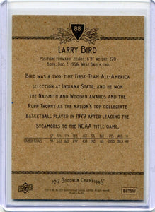 Larry Bird 2012 Upper Deck Presents Goodwin Champions Series Mint Card #88