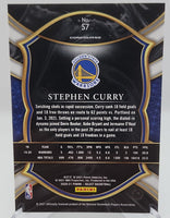 Stephen Curry 2020 2021 Panini Select Concourse Blue Series Mint Card #57
