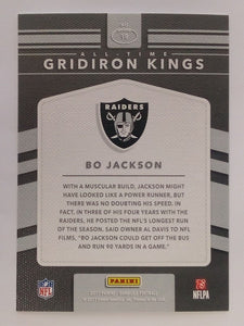 Bo Jackson 2017 Donruss Gridiron Kings Series Mint Card #19
