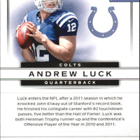 Andrew Luck 2012 Prestige Prestigious Picks Series Mint Rookie Card #1