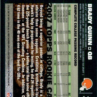 Brady Quinn 2007 Topps Series Mint Rookie Card #287