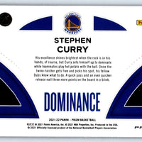 Stephen Curry 2021 2022 Panini Prizm Dominance Series Mint Card #14