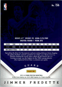 Jimmer Fredette 2013 2014 Panini Prestige Series Mint Card #156