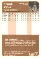 Frank Viola 1983 Fleer Series Mint Rookie Card #625
