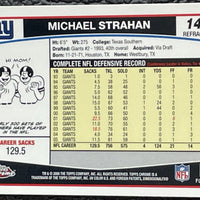 Michael Strahan 2006 Topps Chrome Refractor Series Mint Card #144