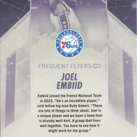 Joel Embiid 2022 2023 Panini Hoops Frequent Flyers Series Mint Card #10