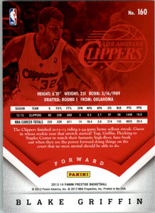 Blake Griffin 2013 2014 Prestige Series Mint Card #160