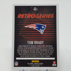 Tom Brady 2021 Panini Donruss Retro Series Mint Card #RS21