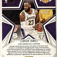LeBron James 2020 2021 Panini Chronicles Rookies & Stars Series Mint Card #671