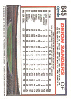 Deion Sanders 1992 O-Pee-Chee Series Mint Card #645
