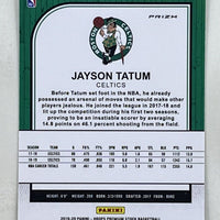 Jayson Tatum 2019 2020 Panini NBA Hoops Premium Stock Series Mint Card #6