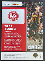 Trae Young 2022 2023 Panini Donruss Complete Players Series Mint Card #10
