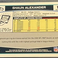 Shaun Alexander 2006 Topps Chrome Refractor Series Mint Card #118