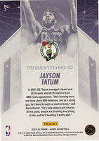 Jayson Tatum 2022 2023 HOOPS Frequent Flyers Series Mint Card #7
