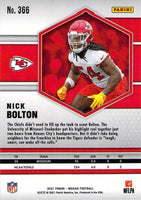 Nick Bolton 2021 Panini Mosaic Series Mint Rookie Card #366
