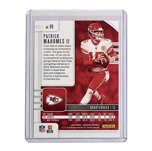 Patrick Mahomes II 2020 Panini Absolute Series Mint Card #99