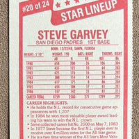 Steve Garvey 1987 M&M's Star Lineup Series Mint Card #20