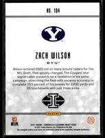 Zach Wilson 2021 Panini Chronicles Illusions Draft PIcks Series Mint ROOKIE Card #104
