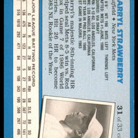 Darryl Strawberry 1987 Topps Kay-Bee Superstars of Baseball Series Mint Card #31