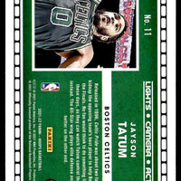 Jayson Tatum 2021 2022 Panini NBA Hoops Lights Camera Action Series Mint Card #11