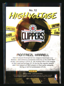 Montrezl Harrell 2019 2020 Panini Hoops High Voltage Series Mint Card #12