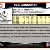 Rex Grossman 2006 Topps Chrome Refractor Series Mint Card #93