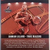 Damian Lillard 2019 2020 Hoops Premium Stock Lights Camera Action Series Mint Card #8