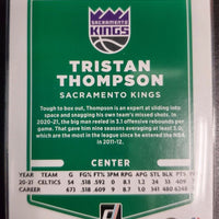 Tristan Thompson 2021 2022 Panini Donruss Green and Yellow Laser Series Mint Card #10