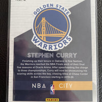 Stephen Curry 2019 2020 Panini Hoops Premium Stock NBA City Silver Series Mint Card #2