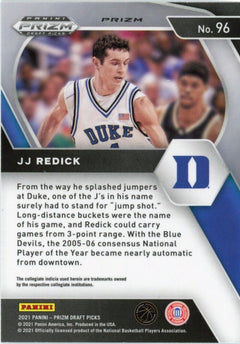 464  大リーグカード　ジェイソン.シュミット JJ Redick 2021 2022 Panini Prizm Draft Picks Green Series Mint