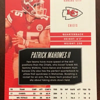 Patrick Mahomes II 2018 Panini Absolute Gold Foil Series Mint 2nd Year Card #49