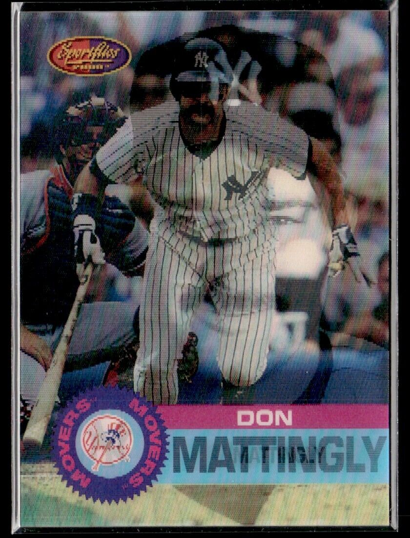 Don Mattingly 1994 Sportflics Movers Series Mint Card #MM9