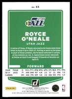 Royce O'Neale 2021 2022 Panini Donruss Orange Lazer Series Mint Card #65
