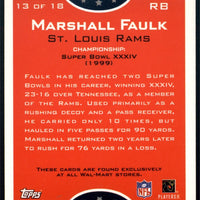 Marshall Faulk 2006 Topps True Champions Series Mint Card #13