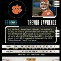 Trevor Lawrence 2021 Panini Chronicles Playbook Draft Picks Mint Rookie Card #332