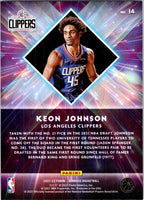 Keon Johnson 2021 2022 Panini Donruss Great X-Pectations Series Mint Rookie Card #14
