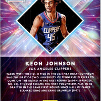 Keon Johnson 2021 2022 Panini Donruss Great X-Pectations Series Mint Rookie Card #14