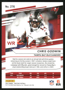 Chris Godwin 2022 Panini Prestige Xtra Points DIAMOND Parallel Series Mint Card #276