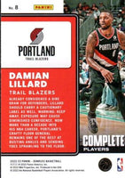 Damian Lillard 2022 2023 Panini Donruss Complete Players Series Mint Card #8
