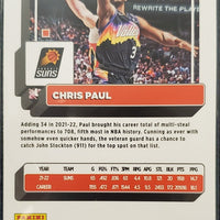 Chris Paul 2022 2023 Panini Donruss Green Laser Holo Series Mint Card #134