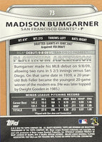 Madison Bumgarner 2010 Bowman Platinum Series Mint ROOKIE Card #73
