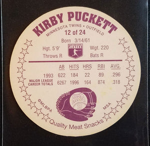 Kirby Puckett 1994 King-B Disc #12