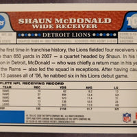 Shaun McDonald 2008 Topps Chrome Xfractor Series Mint Card #TC89