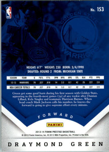 Draymond Green 2013 2014 Prestige Series Mint Card #153